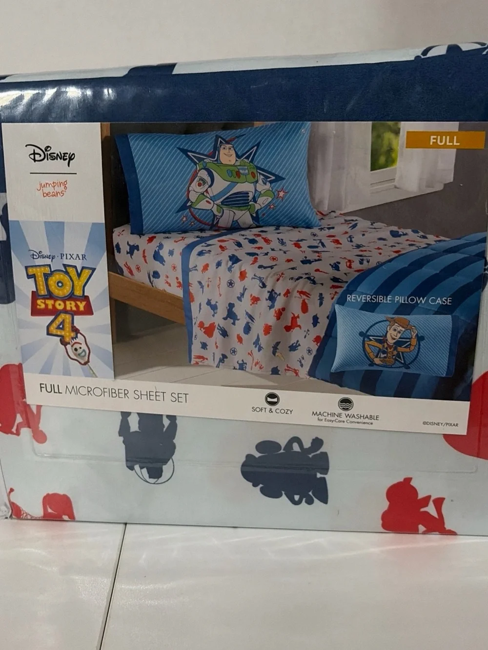 Kohl's Toy Story Reversible Bedding Set - Blue, White, Red